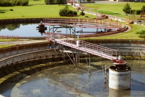 Wastewater plant outside