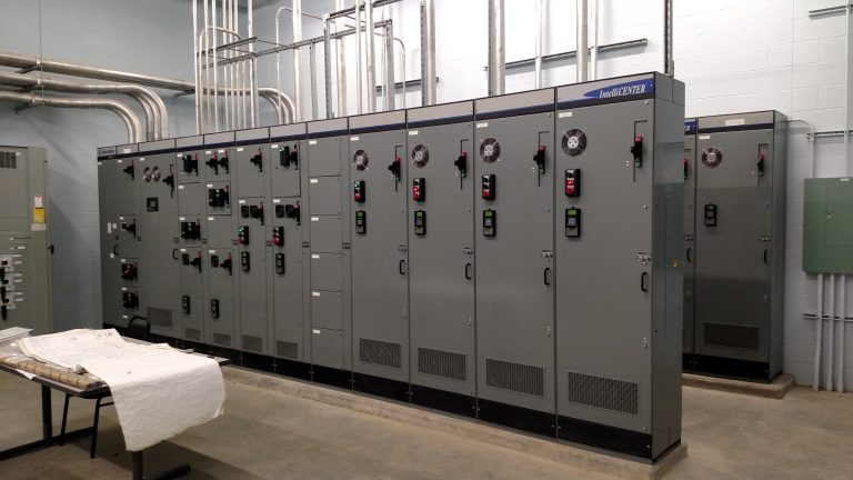 Allen-Bradley Motor Control Center (MCC) for multiple pumps