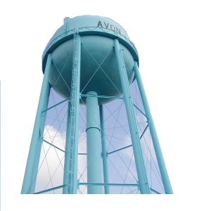 Example of a bowl type water tower