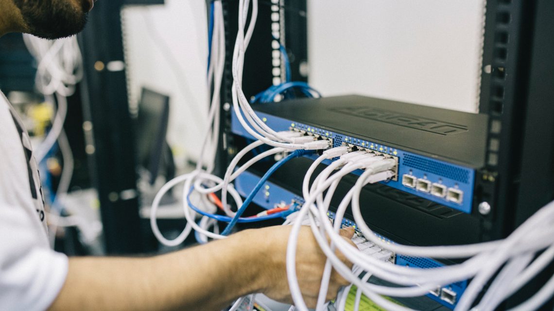 Man working on a On-Premise SCADA solution